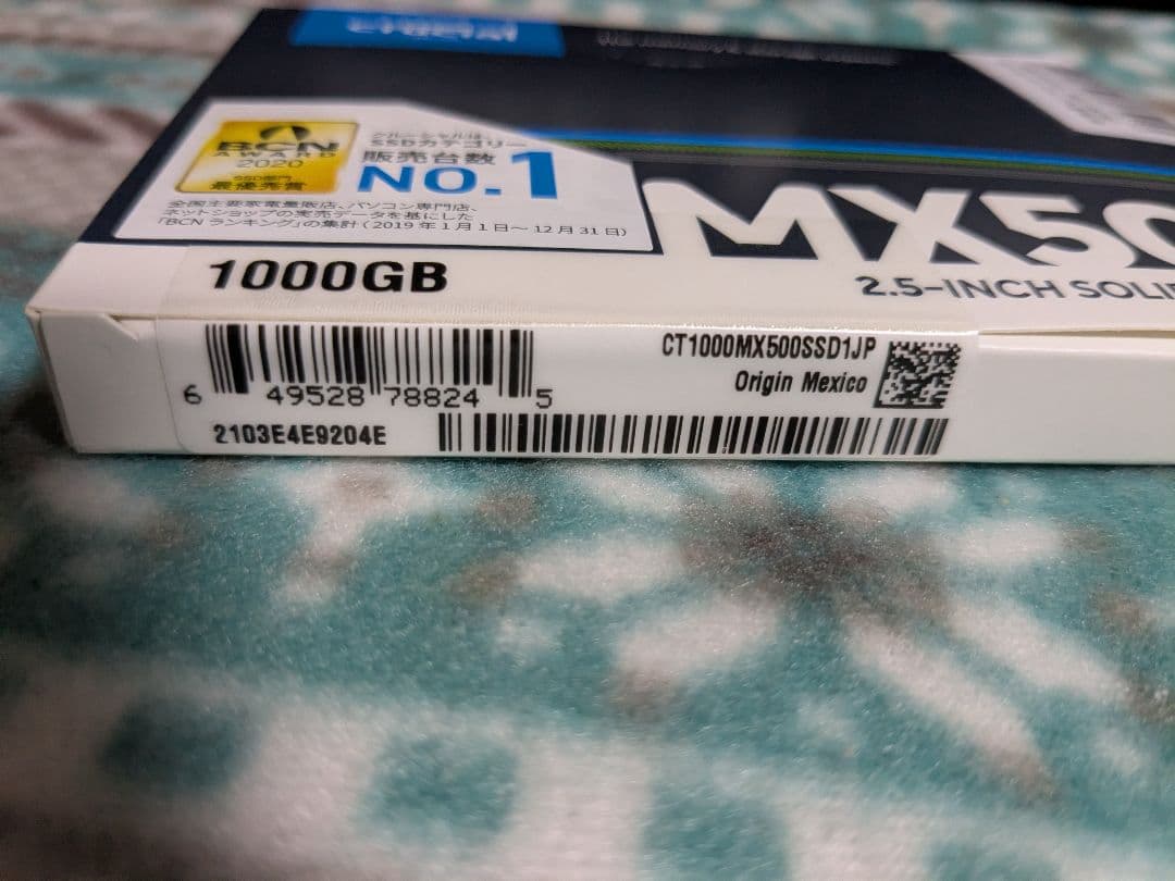 内蔵型SSD crucial 1000GB MX500 CT1000MX500SSD1/JP