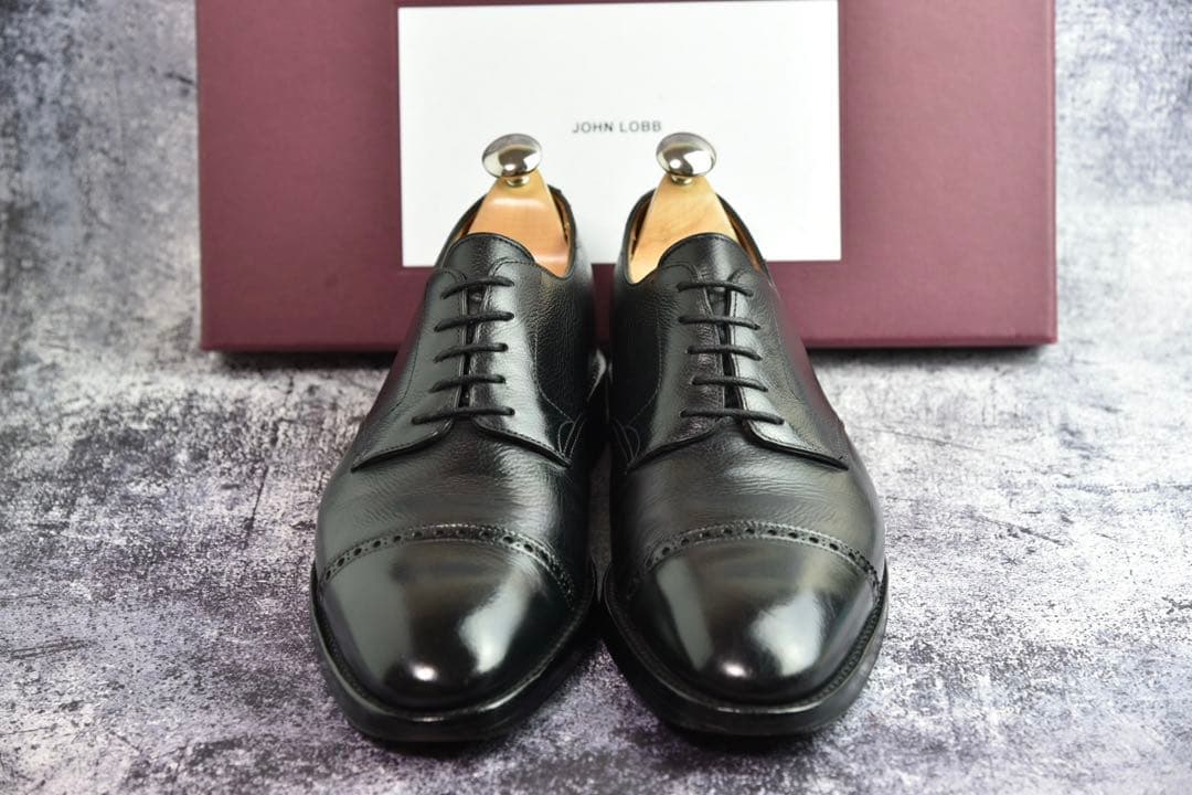 ジョンロブ　ラッセル　7E　ブラック　グレインレザー　JohnLobb