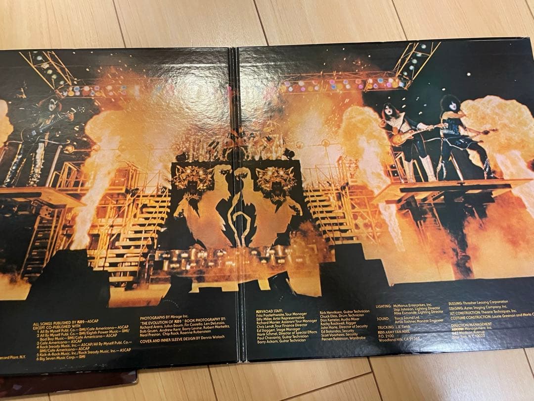 KISS ALIVE II　LOVEGUN レコード 2個セット