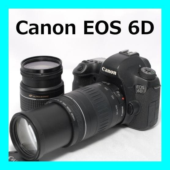 ✨大人気フルサイズモデル✨Wi-Fi搭載✨Canon EOS 6D Wレンズ