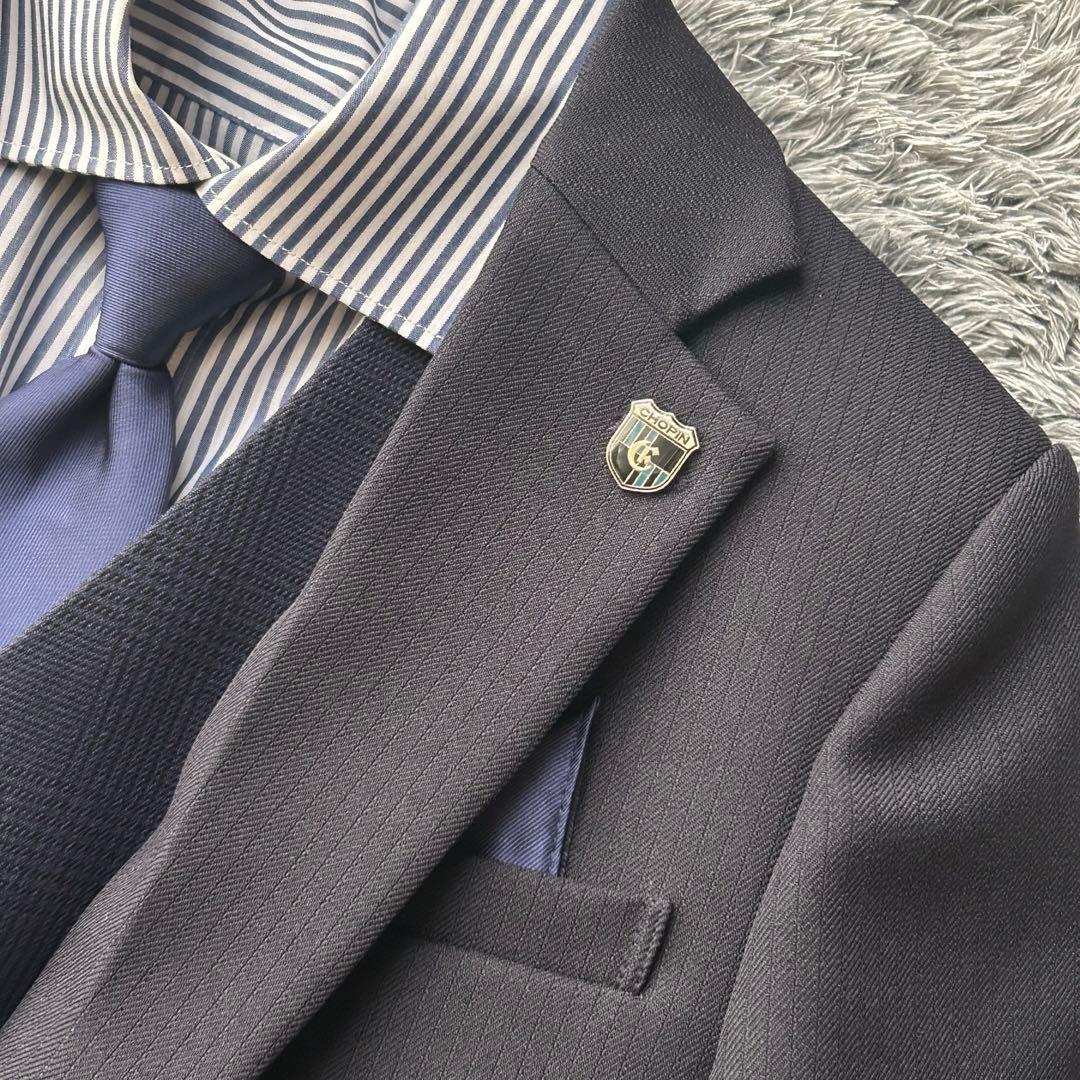 Chopin　スリーピース スーツ 7点セット ネイビー　160 男の子卒業式