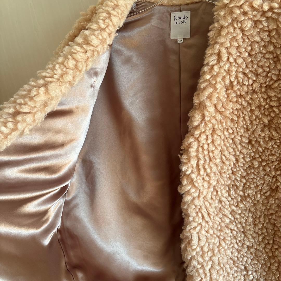 【Y.S】RhodolirioN ロドリリオン フェイクファー ベスト