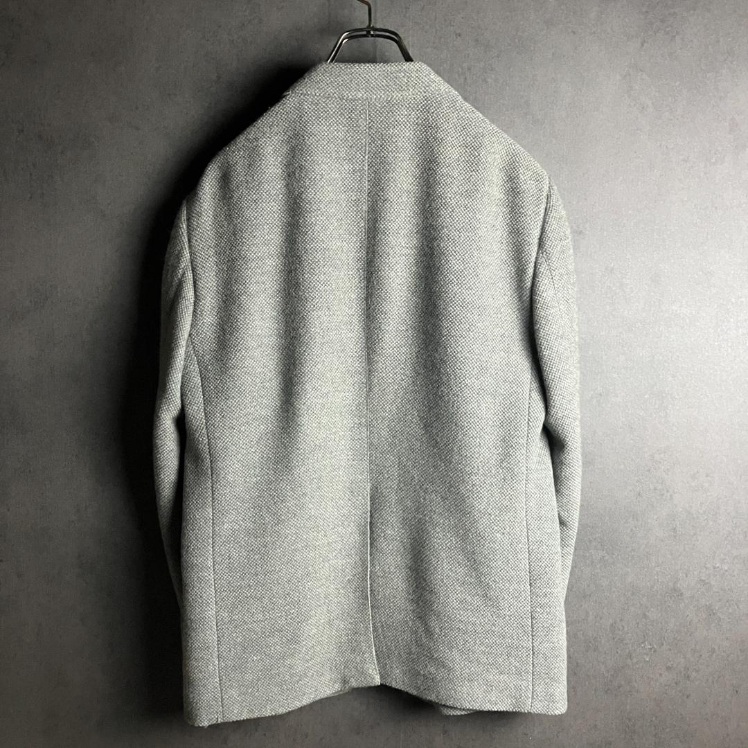 高級ロロピアーナ生地 グレーテーラードジャケット L 美品 秋冬 上質ウール