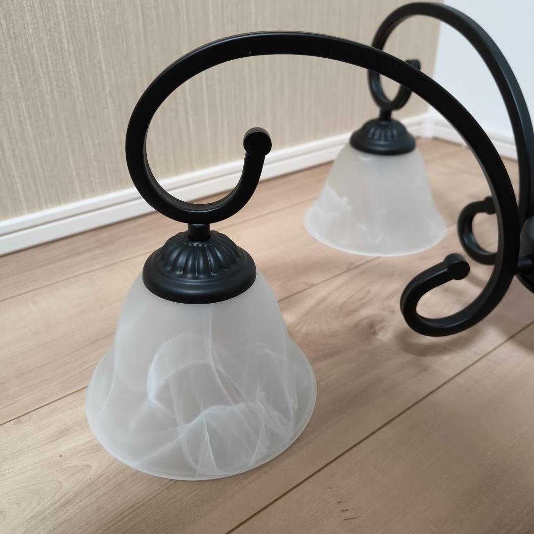 天井照明　シャンデリア　５灯　マッドブラック　クロティルド