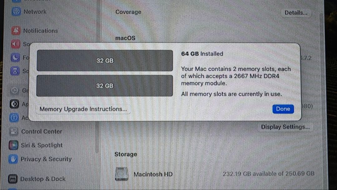 Mac mini 2018 スペースグレー i3 256GB メモリー64GB