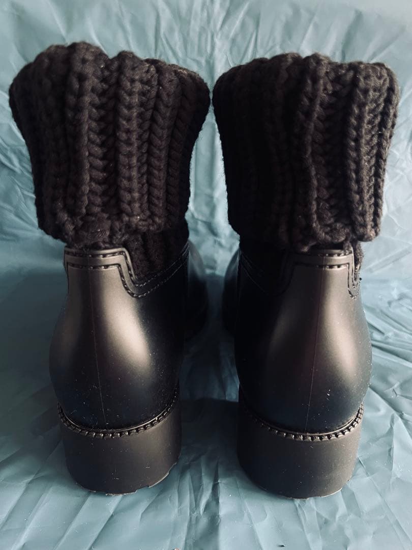 MONCLER モンクレール　ブラック レインブーツ GINETTE　新品　38