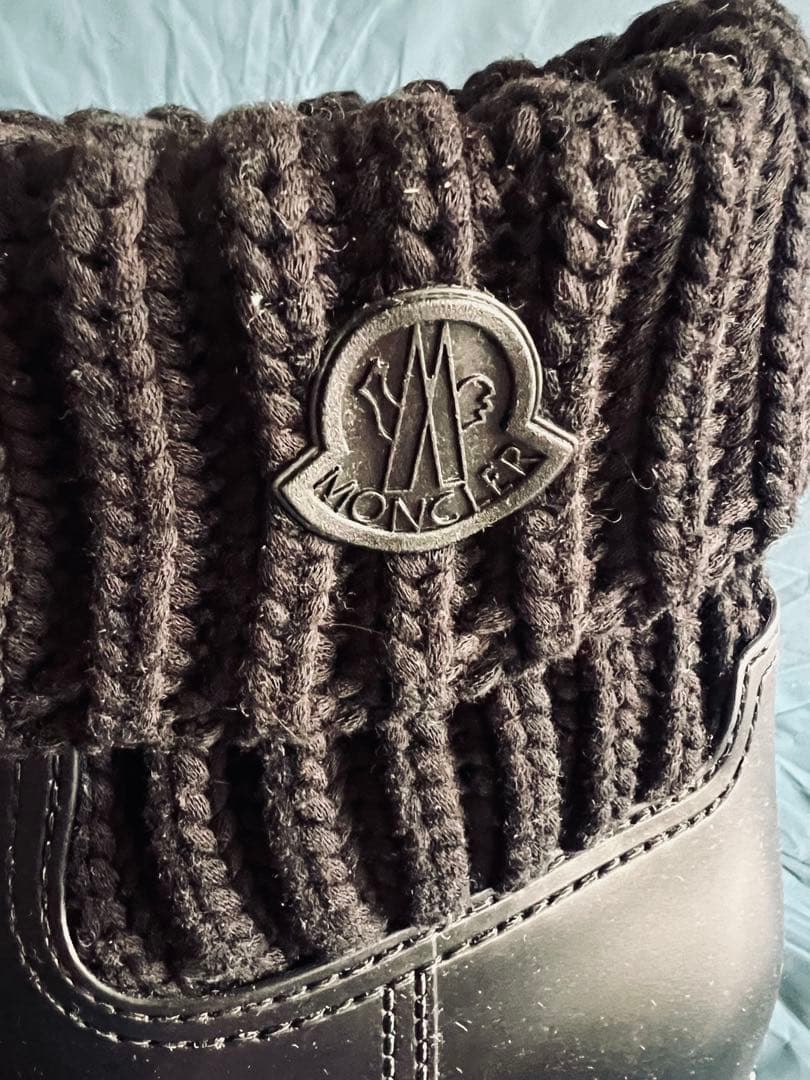 MONCLER モンクレール　ブラック レインブーツ GINETTE　新品　38