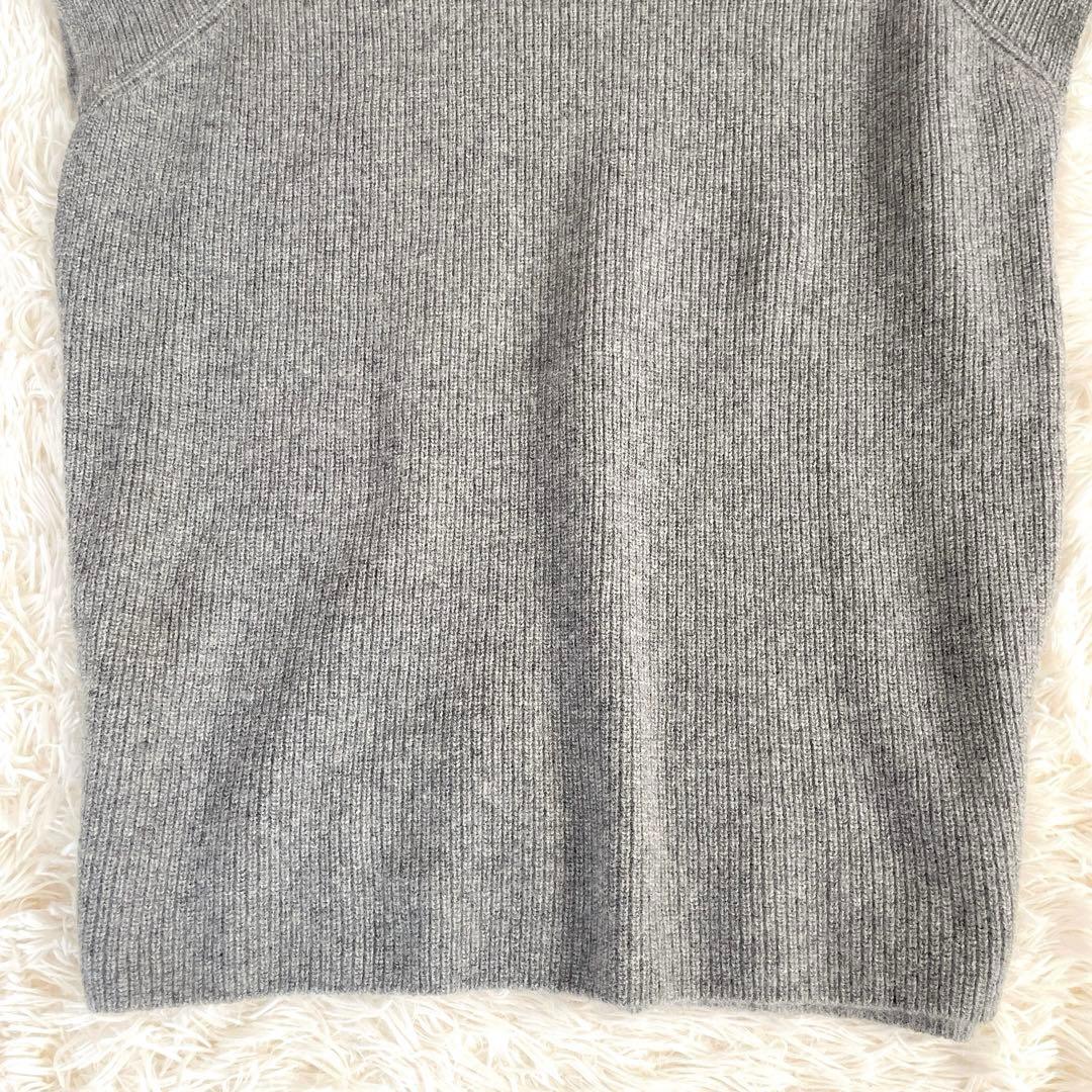 極美品evam eva ヤクアゼベスト yak aze vest ニットベスト