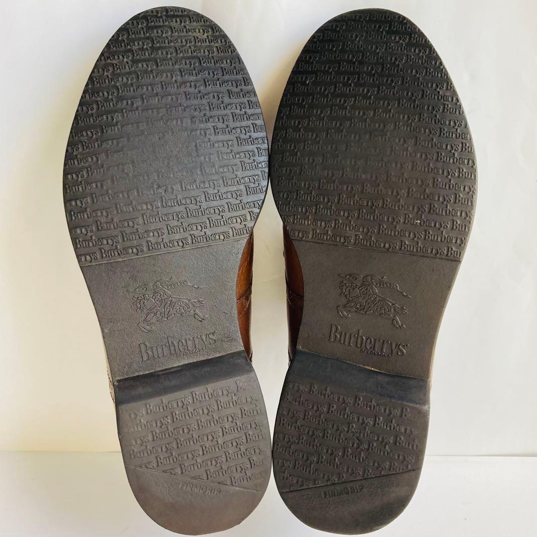 Burberrys バーバリー 茶色 プレーントゥ24.5cm 除菌・消臭済み