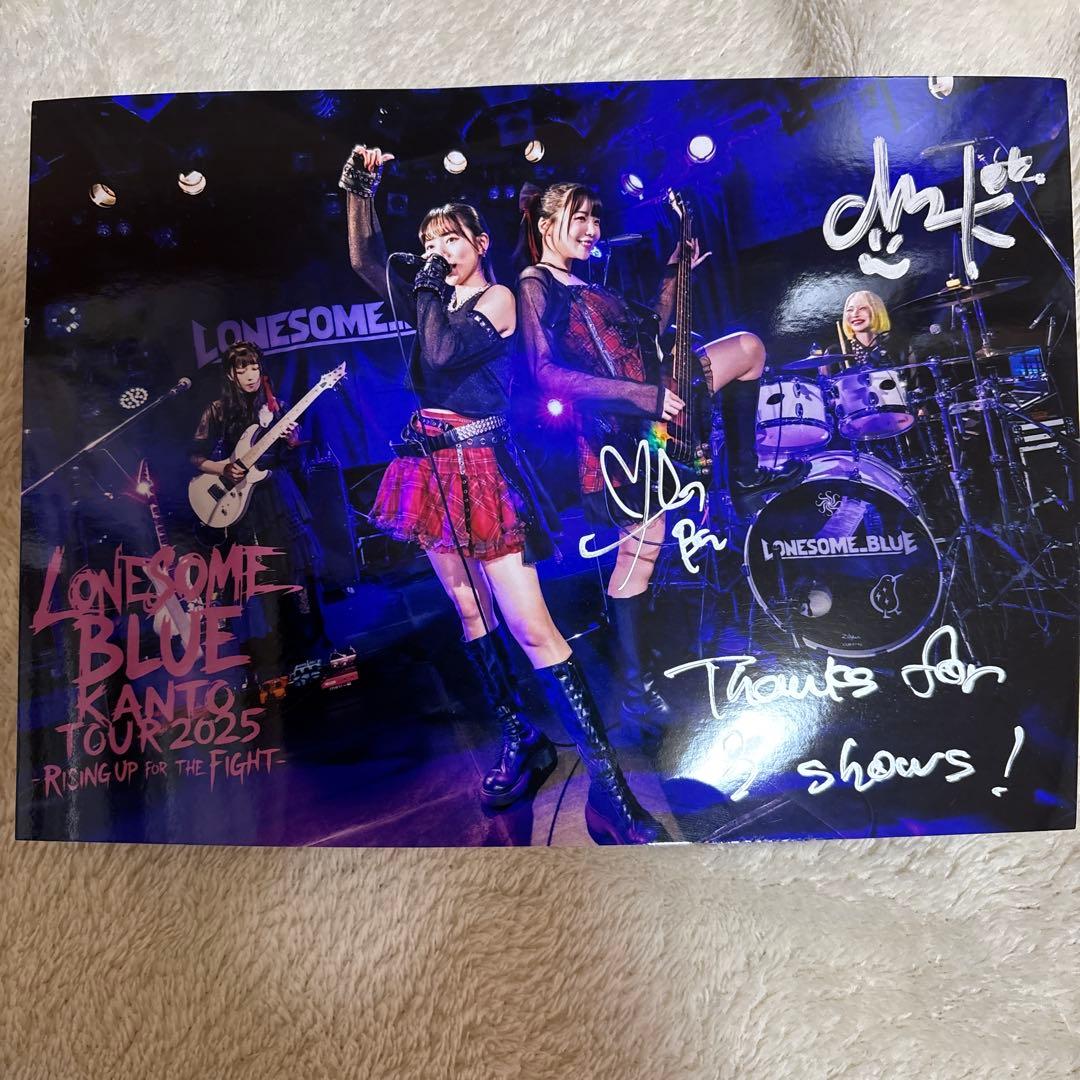 LONESOME BLUE KANTO TOUR 2025 サイン入り生写真