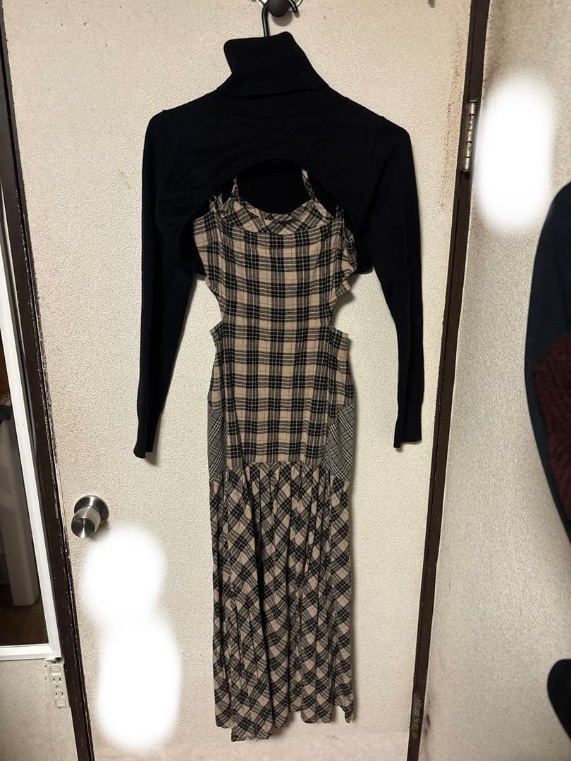 ANDMARY アンドマリー　anne checked dress