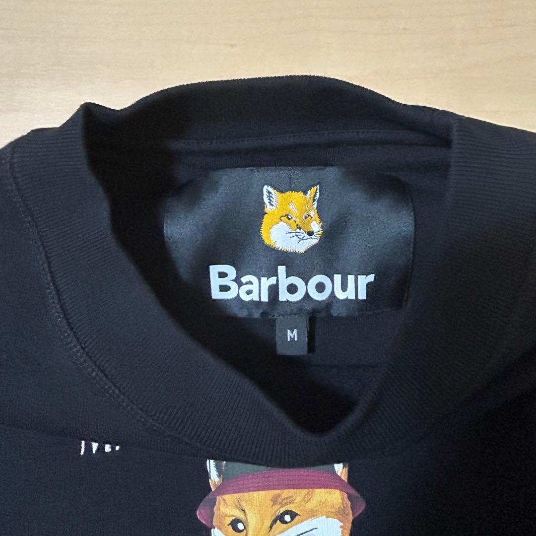 メゾンキツネ×バブアー コラボ スウェット パーカー ✨オンライン完売商品✨