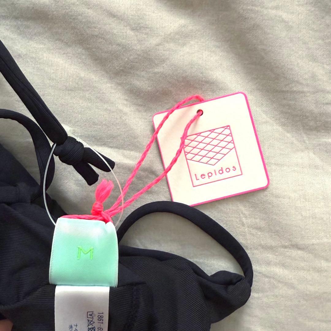 【新品】Lepidos ブラックワンピース水着 M