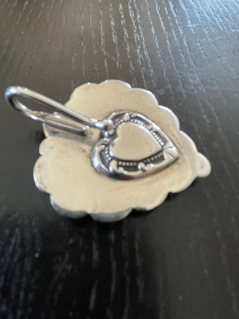 アルドリッチ珊瑚とターコイズとラピス。シルバー925のペンダントトップ