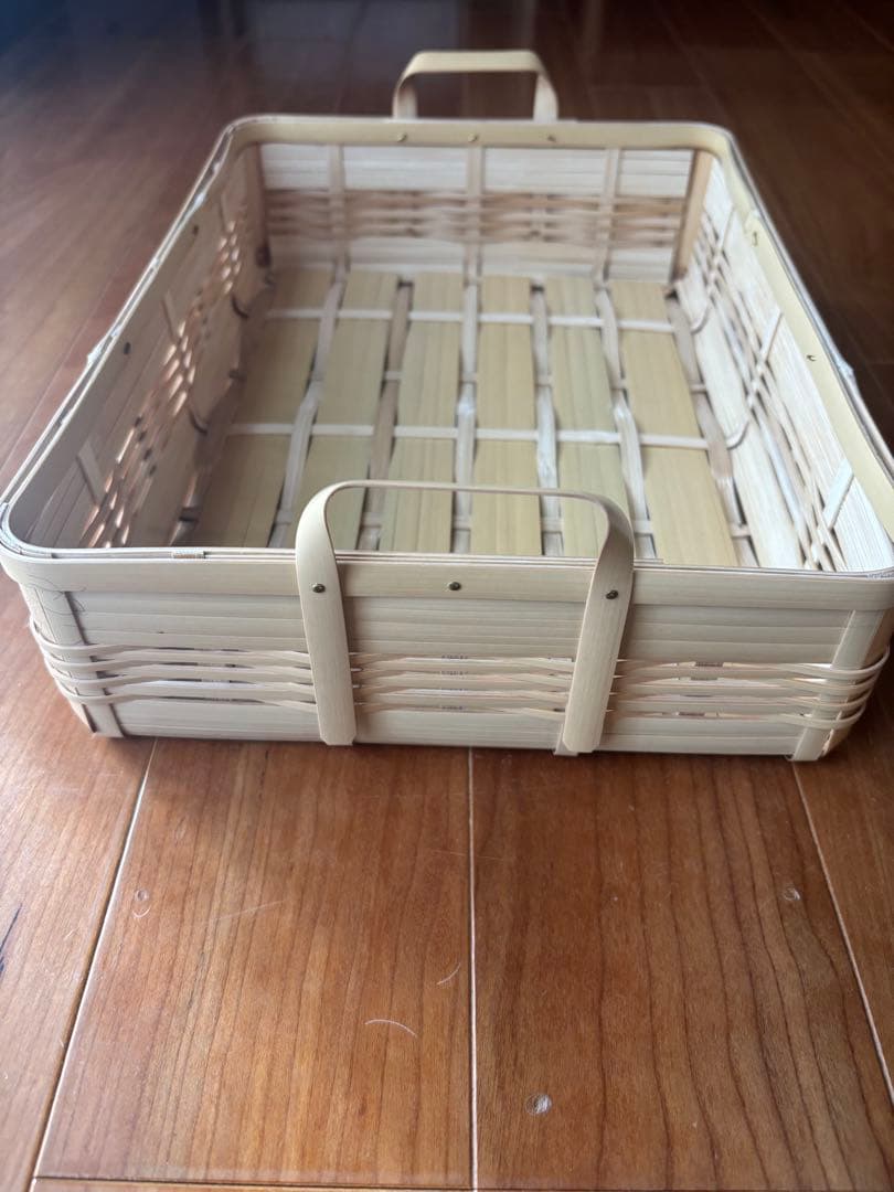 おじろ角物店　トレー　A4サイズ　取手つき