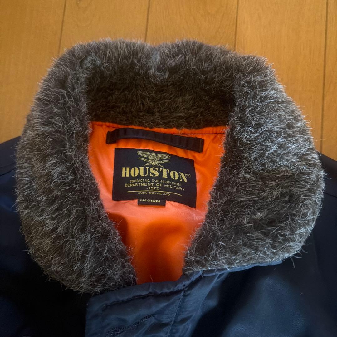 ぜ*ん様 HOUSTON ミリタリージャケット M ネイビー