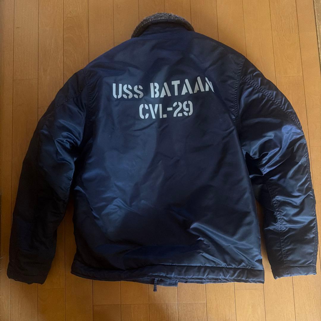 ぜ*ん様 HOUSTON ミリタリージャケット M ネイビー