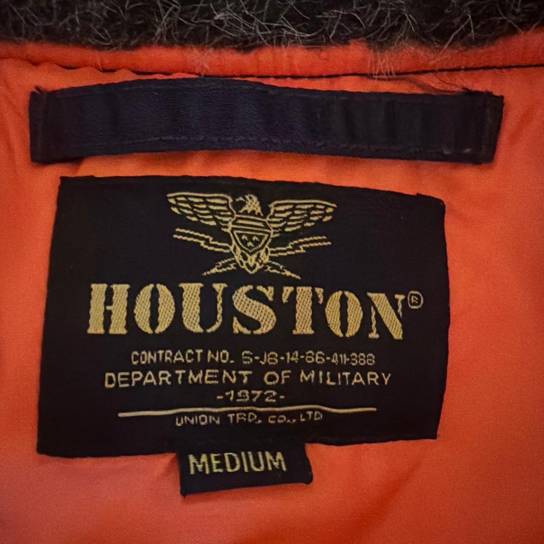 ぜ*ん様 HOUSTON ミリタリージャケット M ネイビー