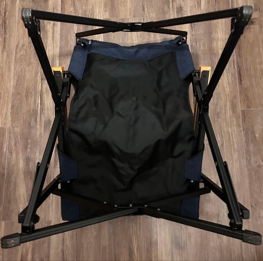 鎌倉天幕　GLチェア　ネイビー　キャンプ