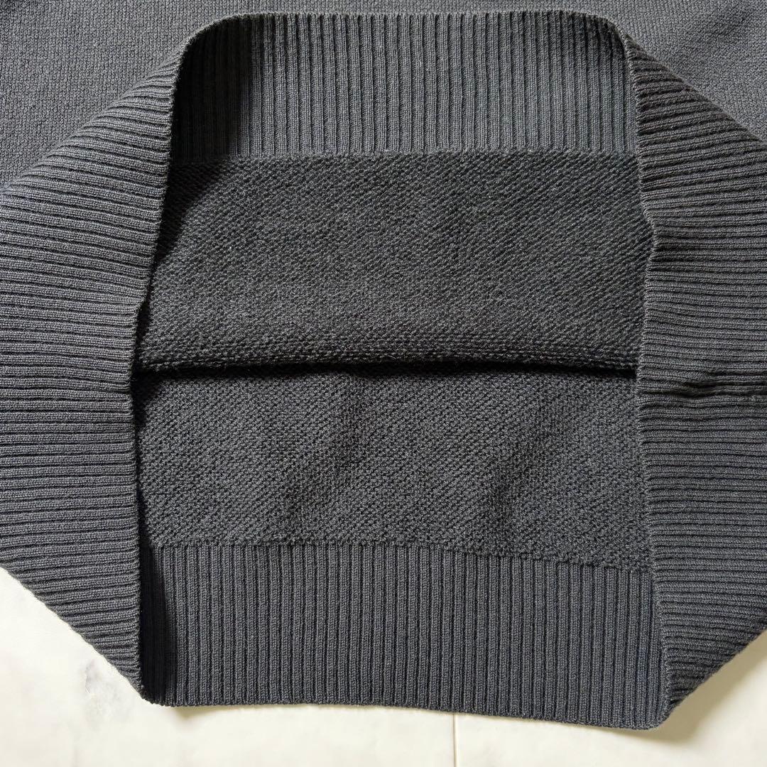 MARGARET HOWELL ウール コットン クルーネック ニット L