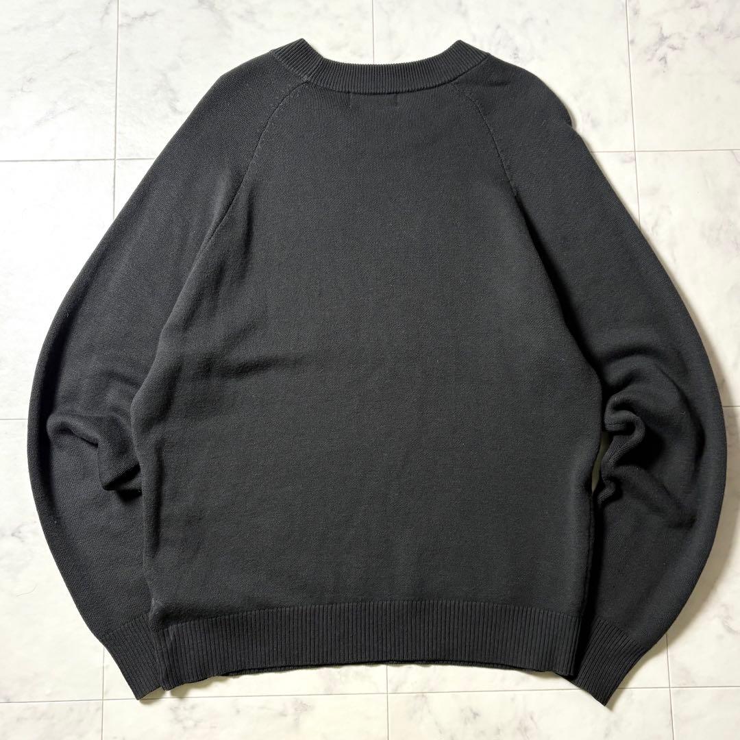 MARGARET HOWELL ウール コットン クルーネック ニット L