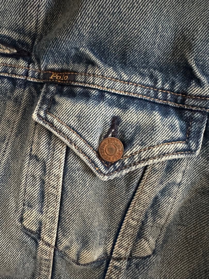 新品 Polo RALPH LAUREN刺繍ロゴ デニムジャケット