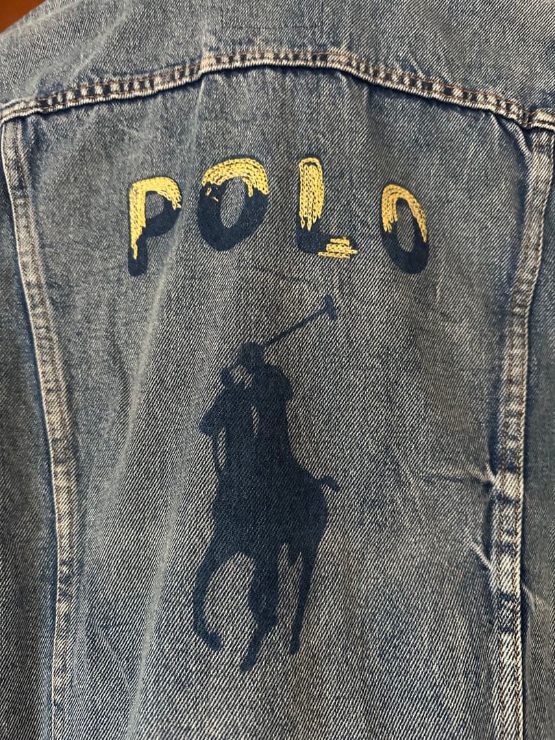 新品 Polo RALPH LAUREN刺繍ロゴ デニムジャケット