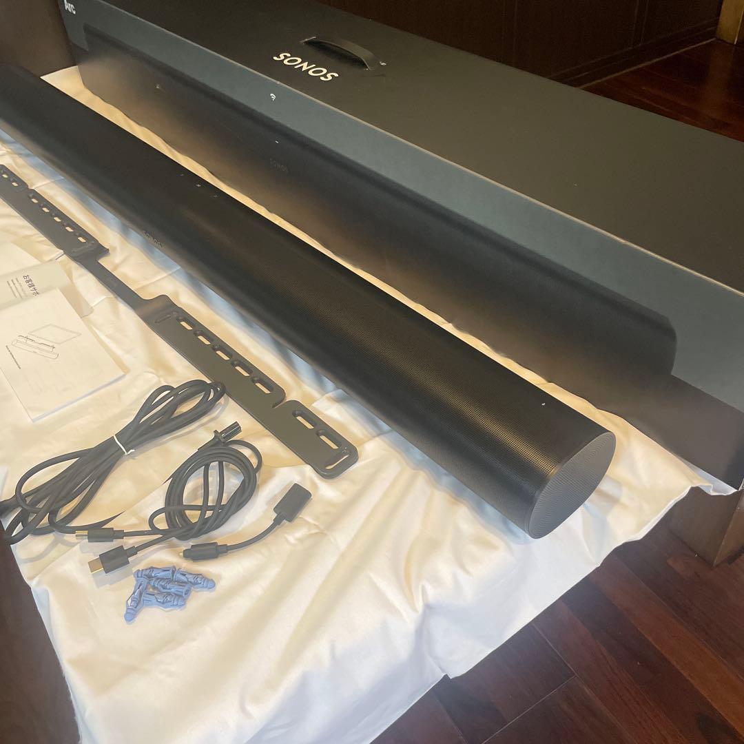 ［YUZU］SONOS Arc と付属品、ウォールマウント付き