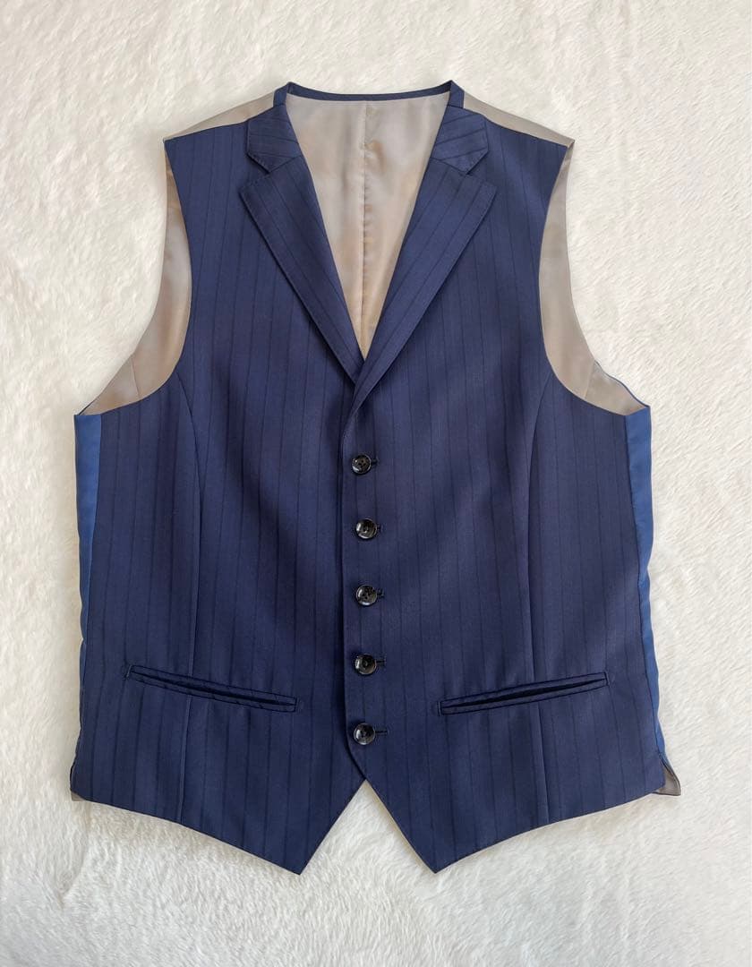 【希少】ITALIAN FABRIC スーツ　セットアップ　スリーピーススーツ