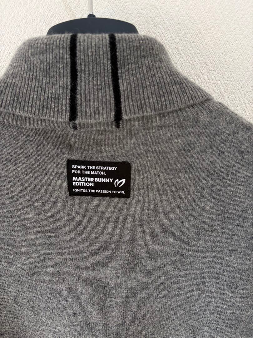 マスターバニー　カシミヤハイネックセーター　グレー　Ｍ