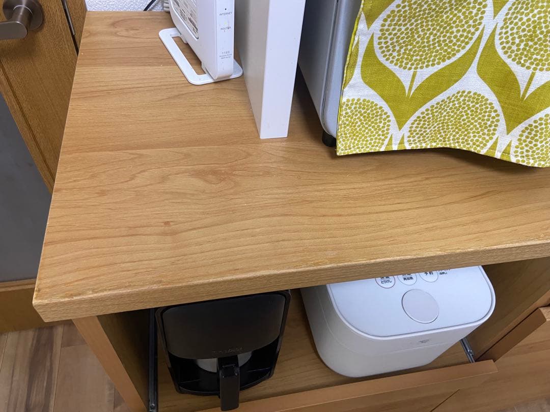 LOWYA ロウヤ 食器棚 キッチン収納 レンジ台 レンジボード 大川家具