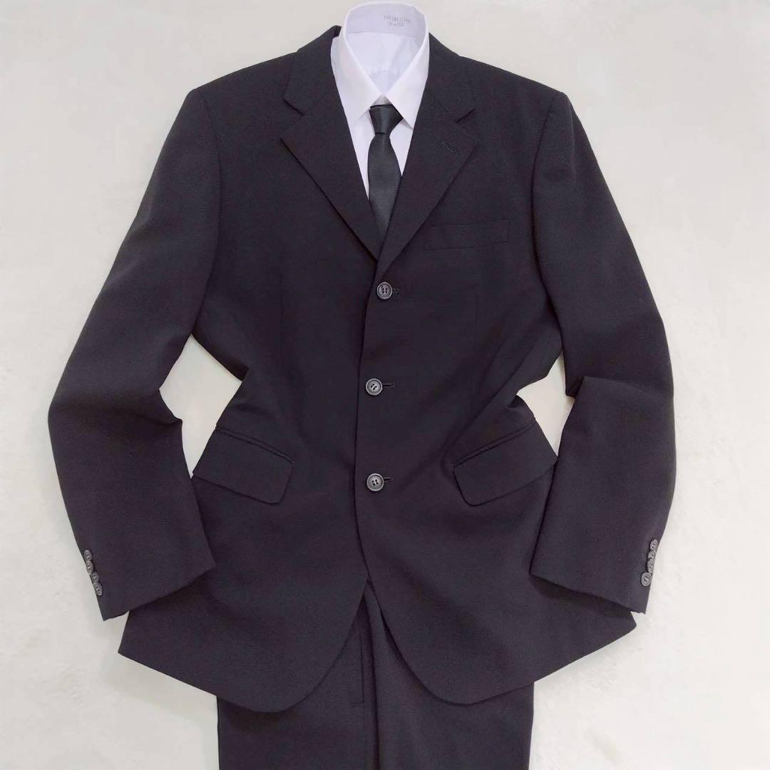 美品 コムサデモード フォーマル メンズ スーツ 礼服喪服 セットアップ 就活