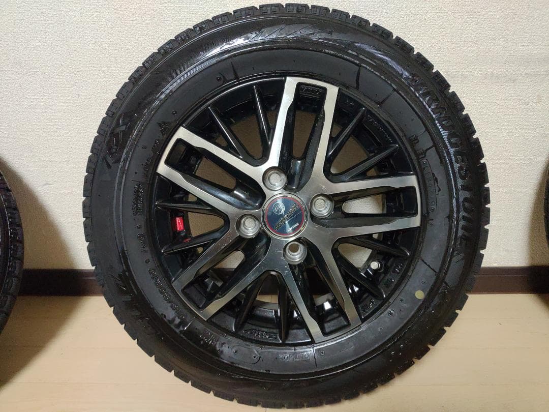 社外13インチアルミホイール/ブリザック VRX 145/80/13 2019y