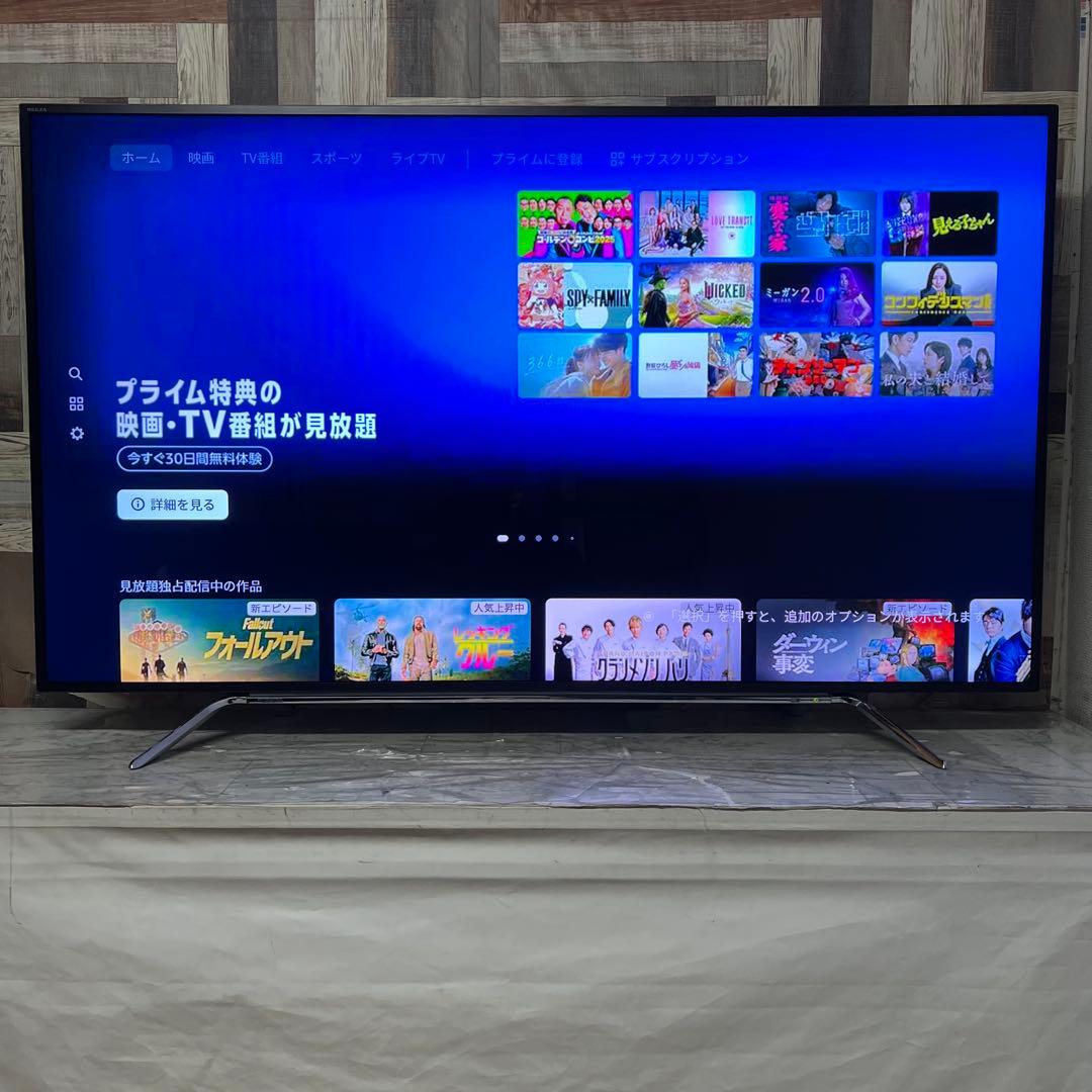 即日受渡❣️全国送料込REGZA(レグザ)65型 4K対応ネット動画アプリ搭載
