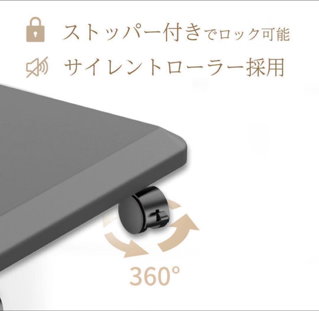 テレビスタンド テレビ台 キャスター付き 黑 耐荷重40kg 高さ調節