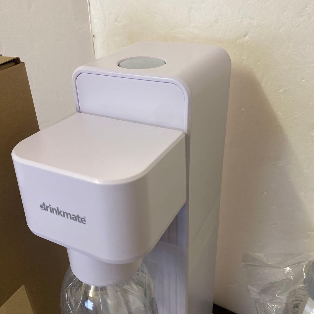 ドリンクメイト 炭酸水メーカー DRM1012 ホワイト 予備ガス ボトル 付属