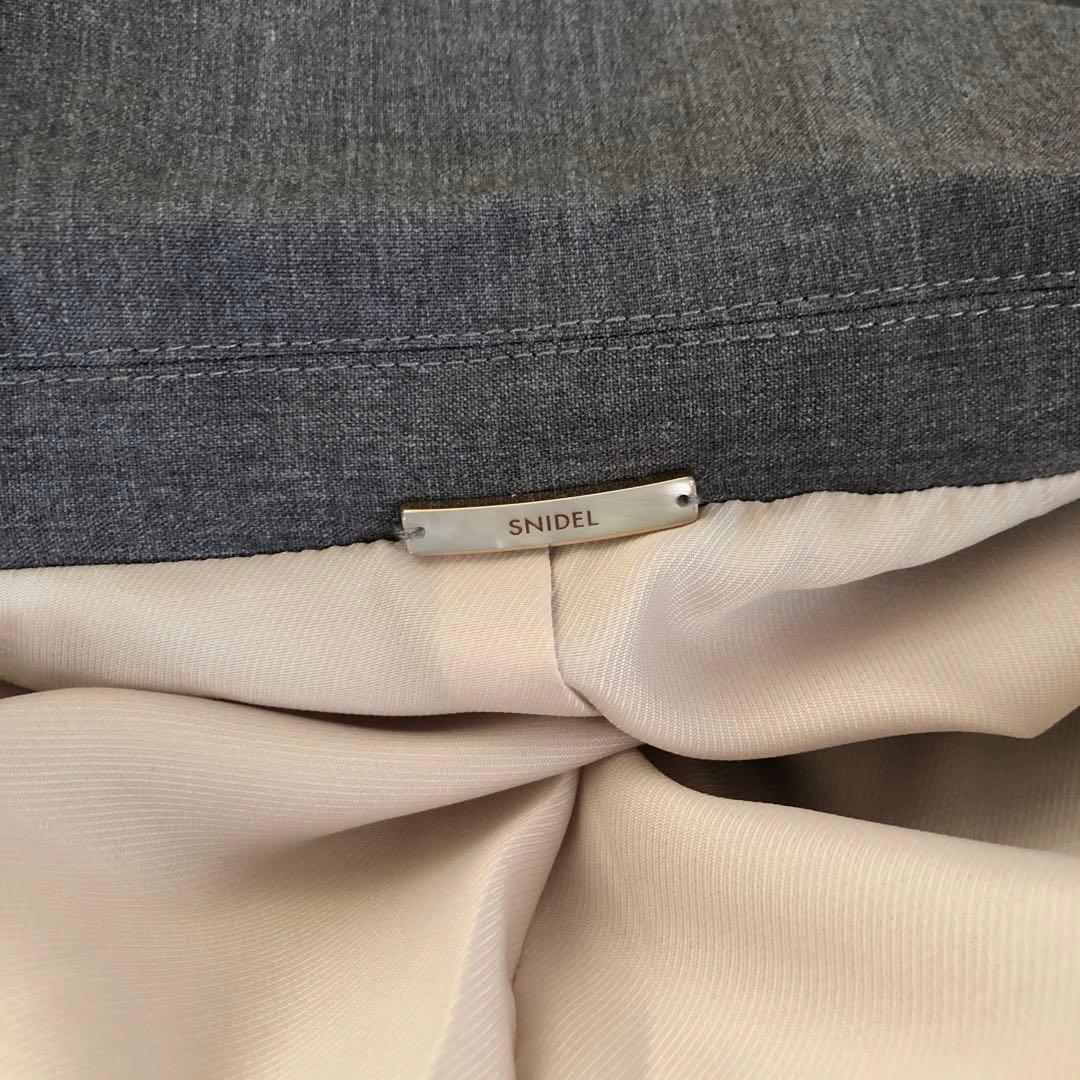 SNIDEL Sustainableイレギュラー金ボタンジャケット　ダブル