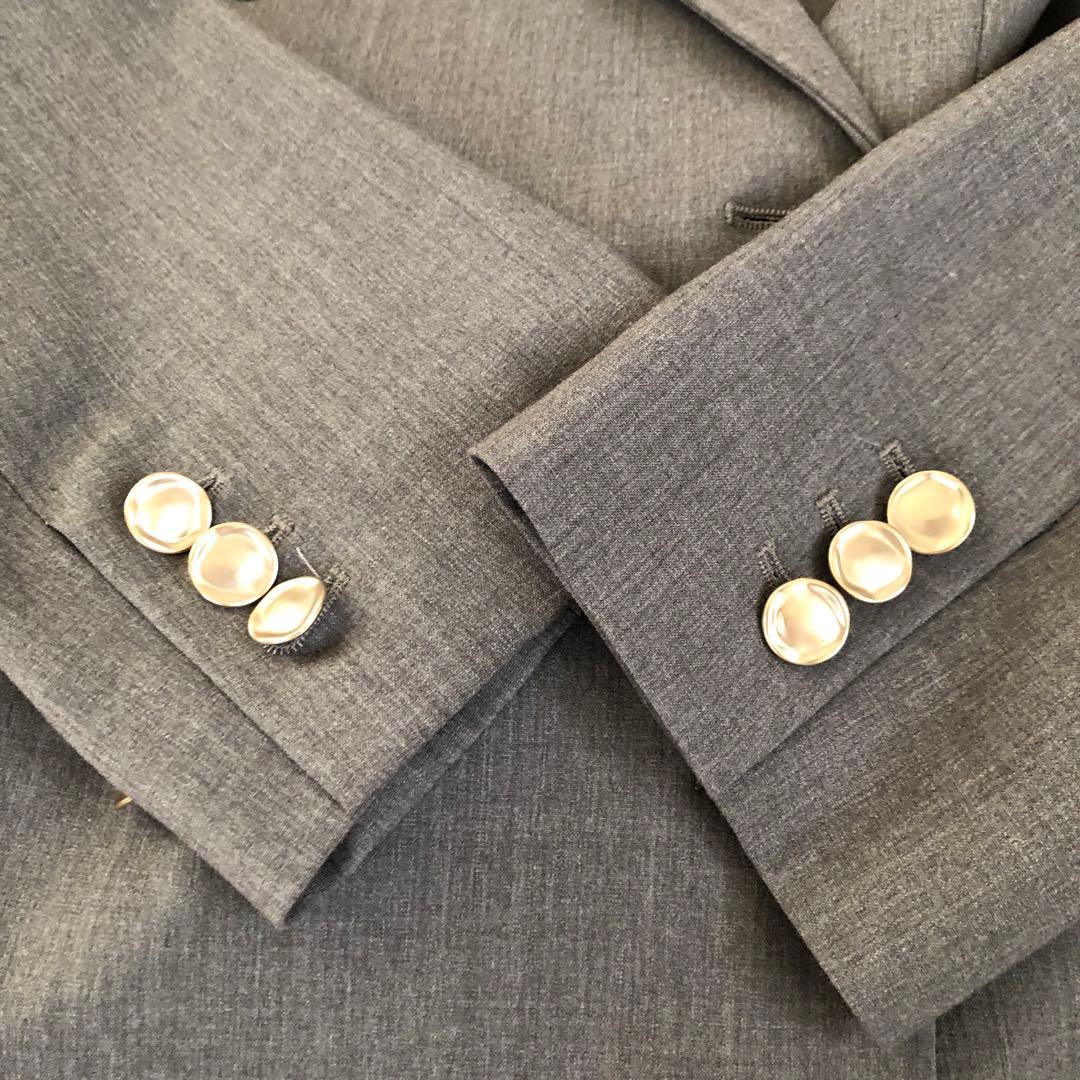 SNIDEL Sustainableイレギュラー金ボタンジャケット　ダブル