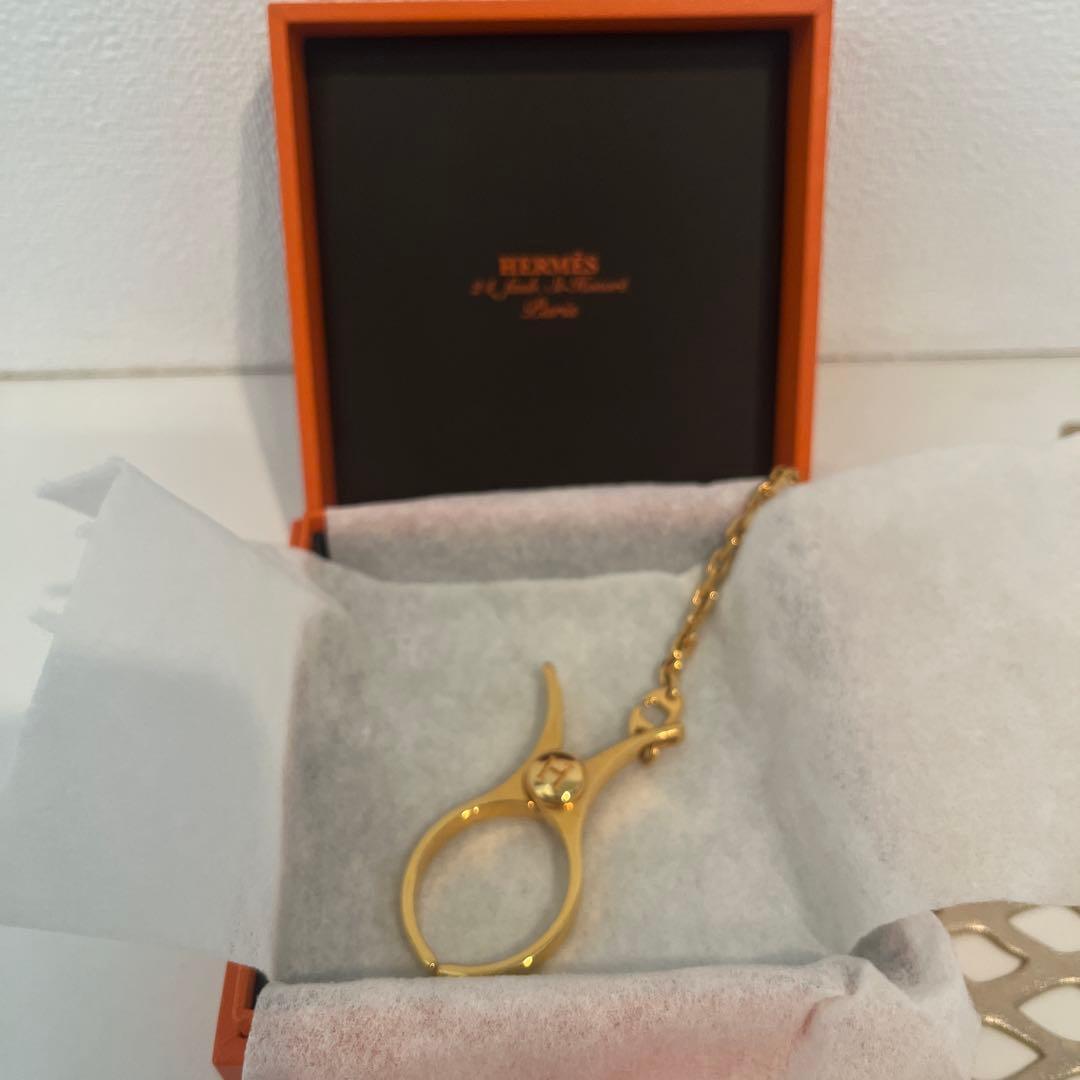 HERMES ゴールド グローブホルダー