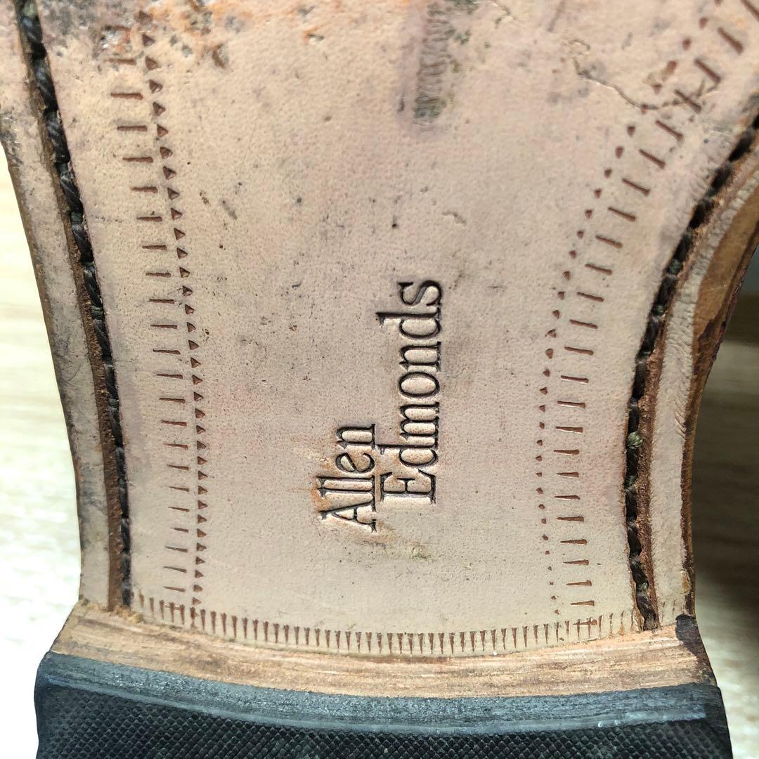 最終値下銘品中古並米国製AllenEdmondsサドルジャーズFinch8.5D