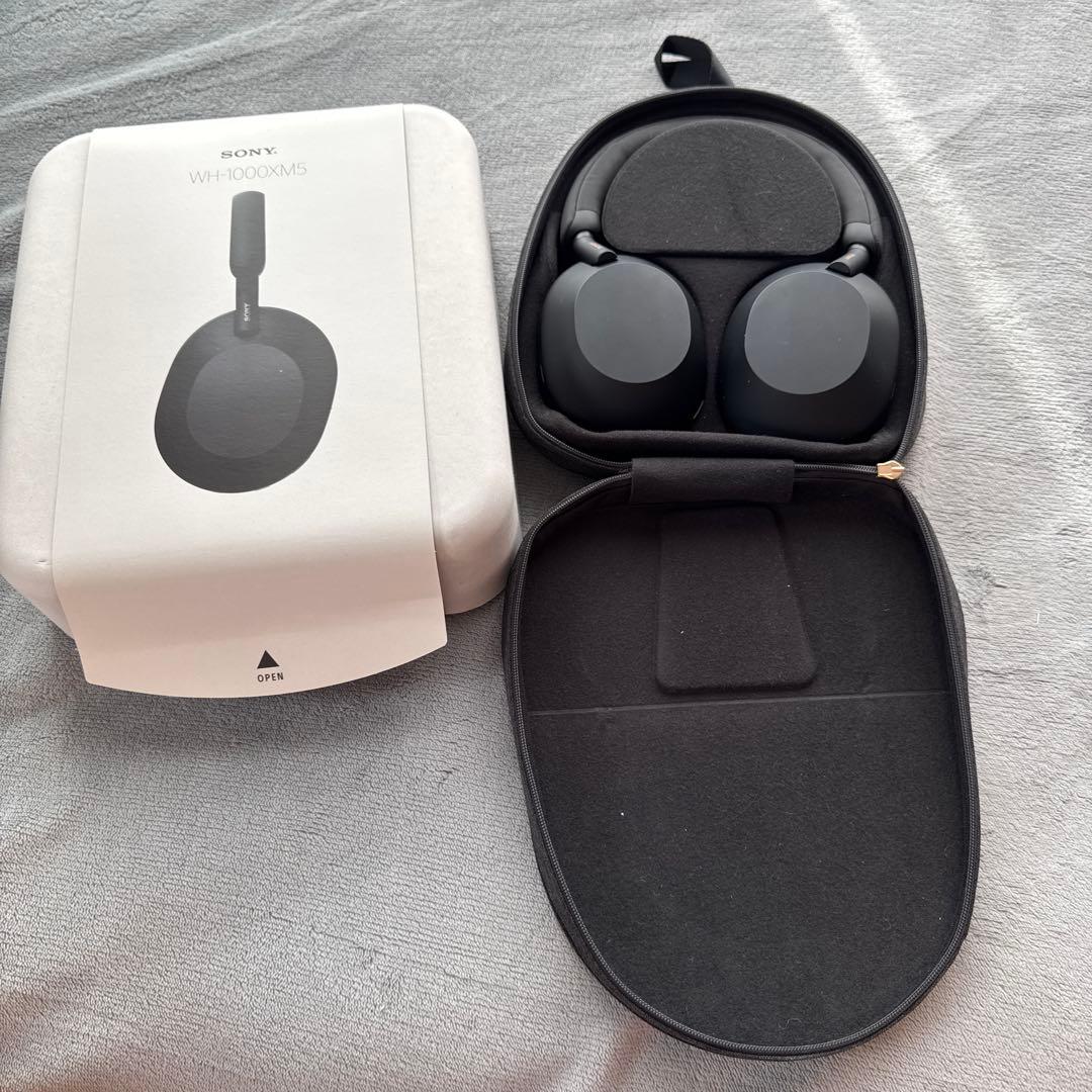 SONY WH-1000XM5 ブラック ケース付き