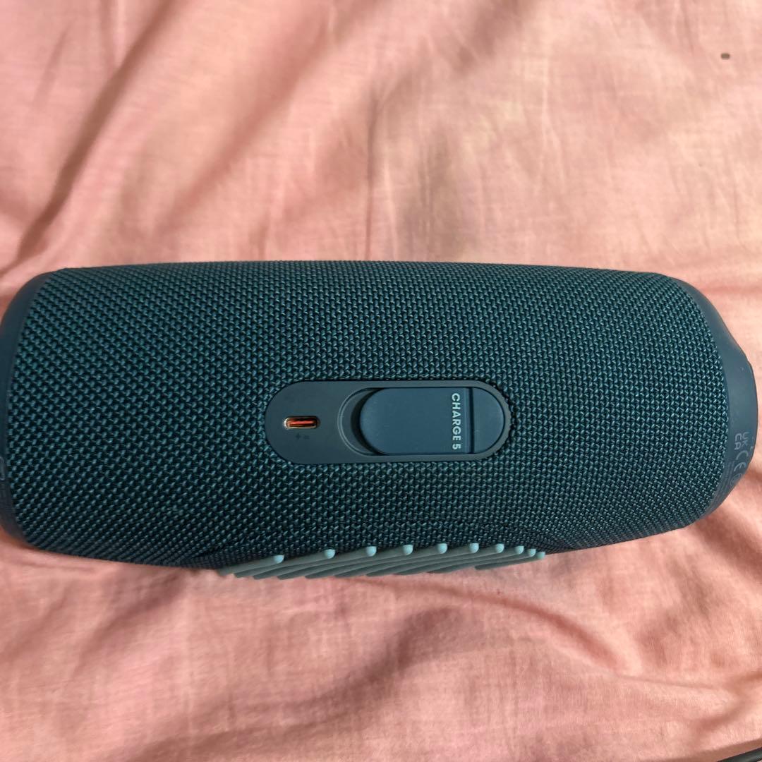 JBL charge5 ネイビー　箱付き　充電ケーブル付き