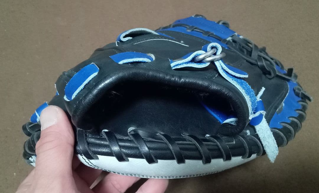 ZETT 軟式　キャッチャーミット　矢野モデル　阪神タイガース　ブルー