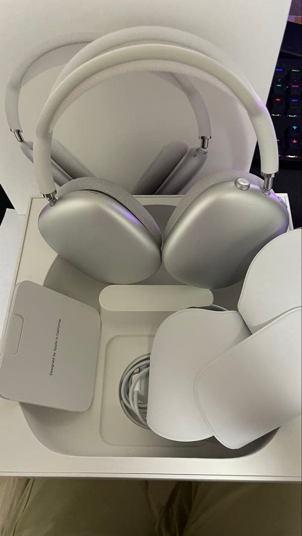 AirPods Max シルバー 本体 ˚₊✩‧₊ 充電ケーブル付き