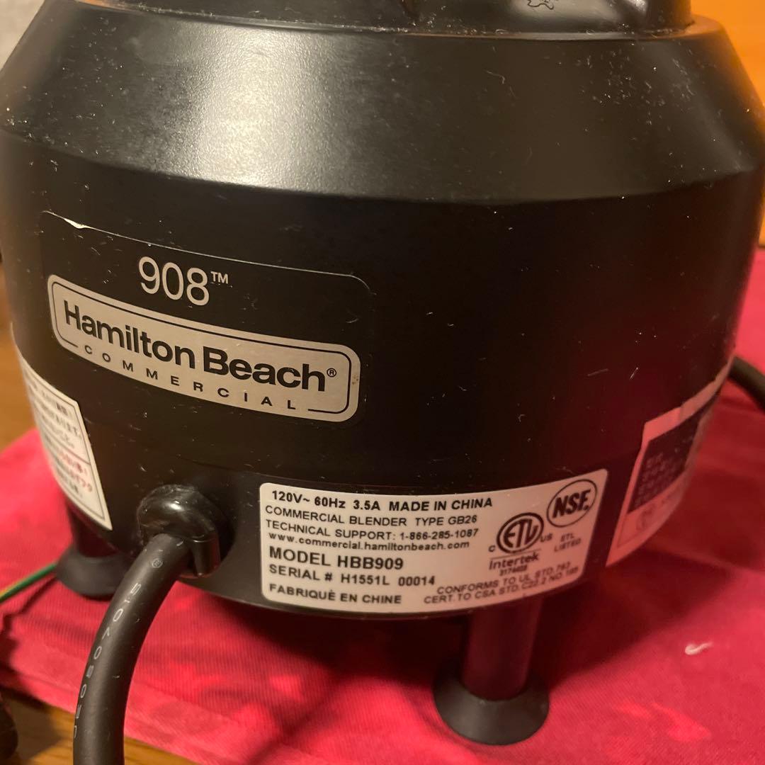 Hamilton Beach ミキサー ステンレス