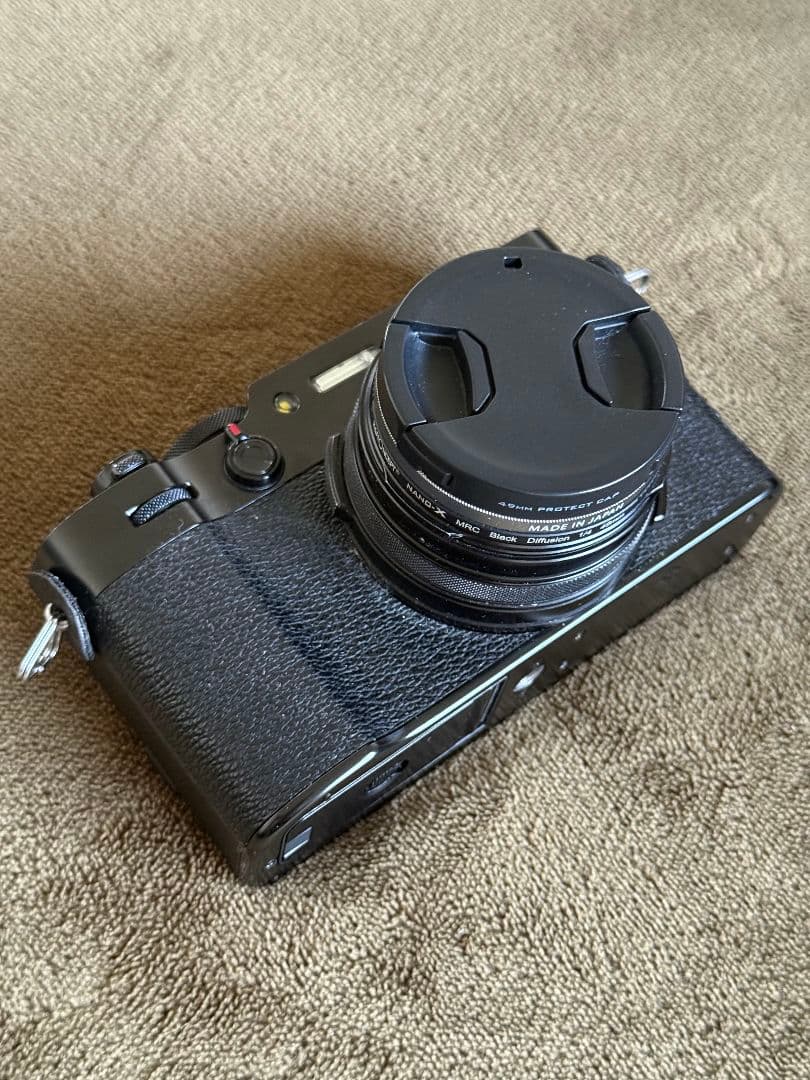 Fujifilm X100V ブラック完動品｜メンテナンス済｜ケース・フィルター