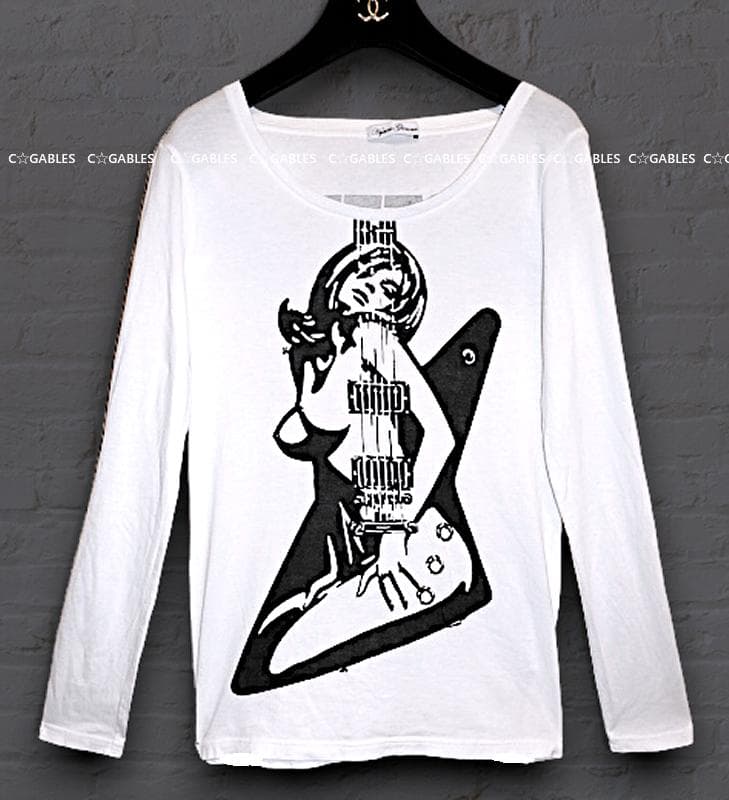 ★激レア★希少★ヒステリックグラマー　ギターガール 両面プリント　長袖カットソー