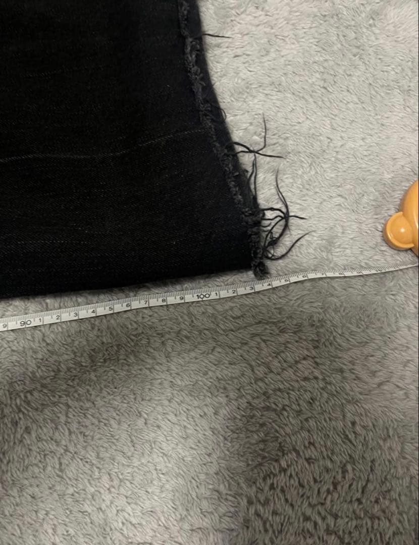 MIHARA YASUHIRO ブラック ワイドレッグデニム