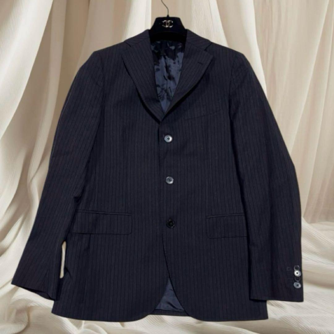 じじラルディーニ LARDINI スーツ セットアップ ストライプ 3B