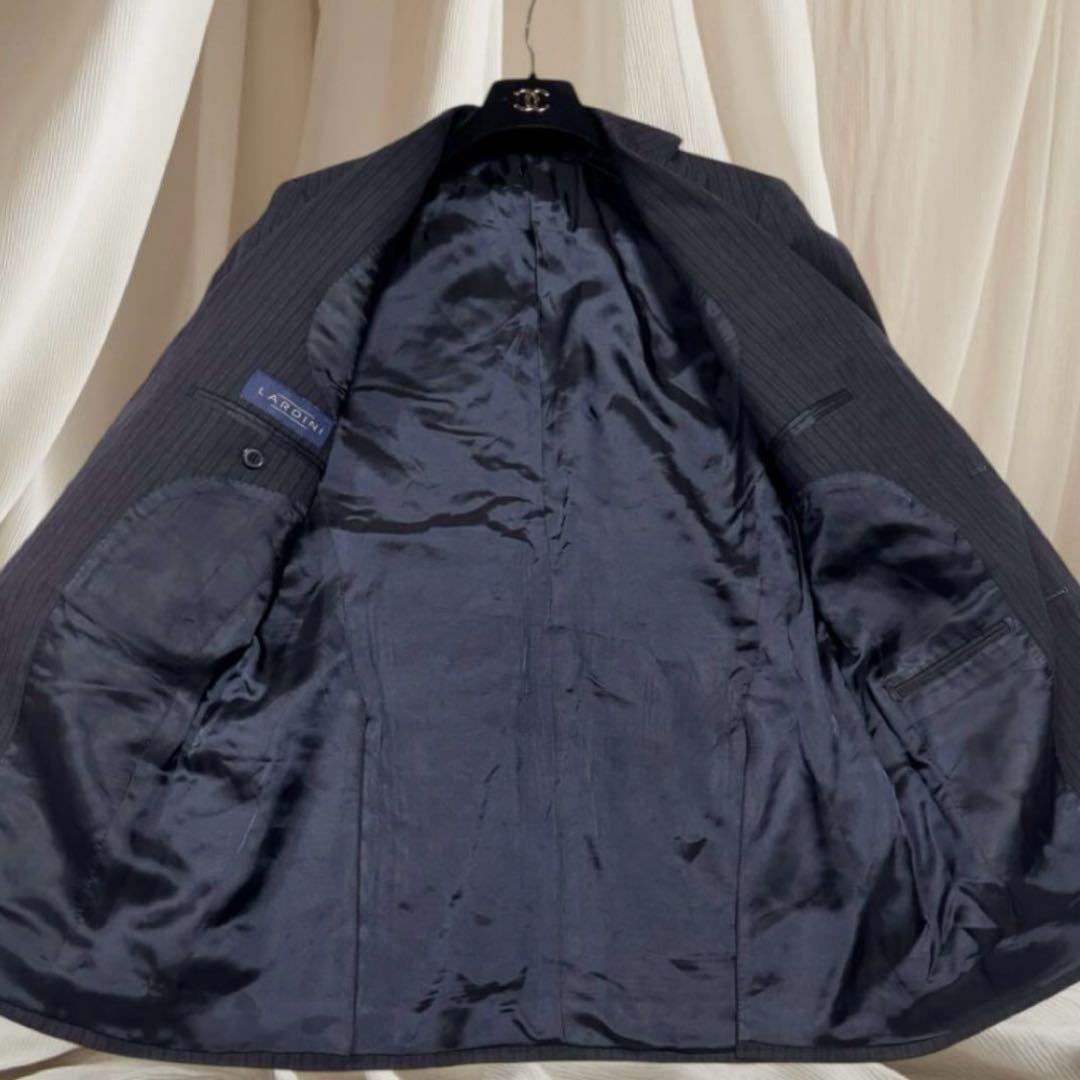 じじラルディーニ LARDINI スーツ セットアップ ストライプ 3B